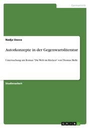 Cover von Autorkonzepte in der Gegenwartsliteratur