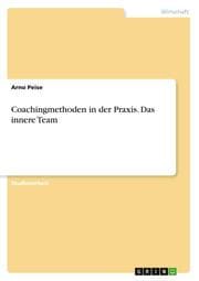 Cover von Coachingmethoden in der Praxis. Das innere Team