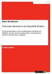 Cover von Nationale Identität in der Republik Moldau