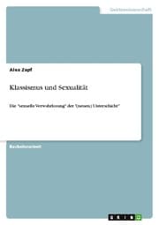 Cover von Klassismus und Sexualität