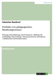 Cover von Portfolio von pädagogischen Basiskompetenzen