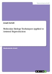 Cover von Molecular Biology Techniques Applied to Assisted Reproduction
