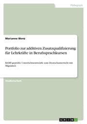 Cover von Portfolio zur additiven Zusatzqualifizierung für Lehrkräfte in Berufssprachkursen