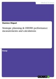 Cover von Strategic planning & OHSMS performance measurements and calculations
