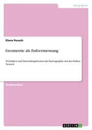 Cover von Geometrie als Erdvermessung