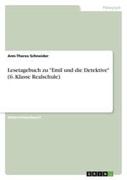 Cover von Lesetagebuch zu 'Emil und die Detektive' (6. Klasse Realschule)