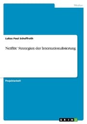 Cover von Netflix Strategien der Internationalisierung