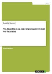 Cover von Ausdauertraining. Leistungsdiagnostik und Ausdauertest