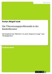 Cover von Die Übersetzungsproblematik in der Kinderliteratur