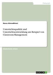Cover von Unterrichtsqualität und Unterrichtsentwicklung am Beispiel von Classroom-Management