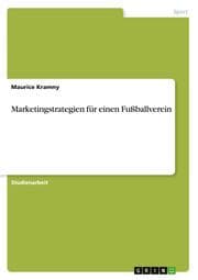 Cover von Marketingstrategien für einen Fußballverein