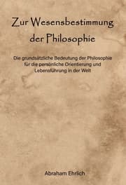 Cover von Zur Wesensbestimmung der Philosophie