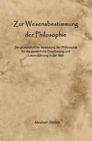 Cover von Zur Wesensbestimmung der Philosophie