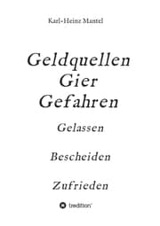 Cover von Geldquellen Gier Gefahren