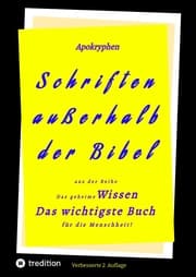 Cover von 2.Aufl. Apokryphen - Schriften außerhalb der Bibel.