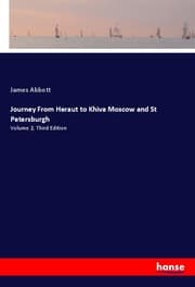 Cover von Journey From Heraut to Khiva Moscow and St Petersburgh