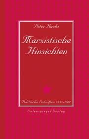 Cover von Marxistische Hinsichten