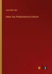 Cover von Ueber das Phokylideische Gedicht