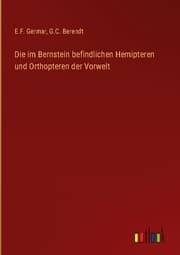 Cover von Die im Bernstein befindlichen Hemipteren und Orthopteren der Vorwelt
