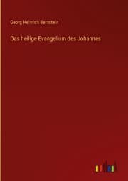 Cover von Das heilige Evangelium des Johannes