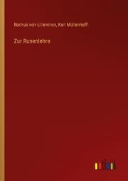 Cover von Zur Runenlehre