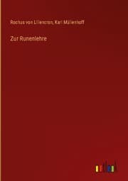 Cover von Zur Runenlehre