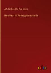 Cover von Handbuch für Autographensammler