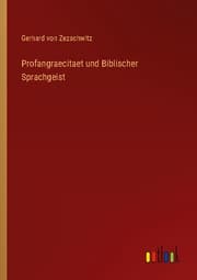 Cover von Profangraecitaet und Biblischer Sprachgeist