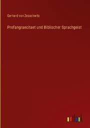 Cover von Profangraecitaet und Biblischer Sprachgeist