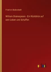 Cover von William Shakespeare - Ein Rückblick auf sein Leben und Schaffen