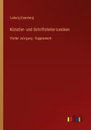 Cover von Künstler- und Schriftsteller-Lexikon