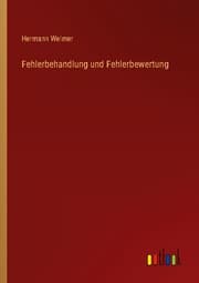 Cover von Fehlerbehandlung und Fehlerbewertung