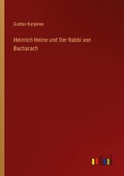 Cover von Heinrich Heine und Der Rabbi von Bacharach