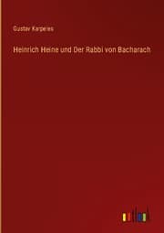 Cover von Heinrich Heine und Der Rabbi von Bacharach