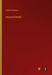 Cover von Deutsche Poetik