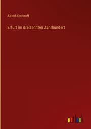 Cover von Erfurt im dreizehnten Jahrhundert