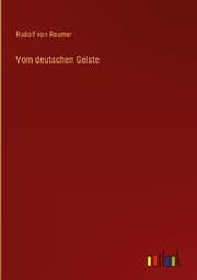 Cover von Vom deutschen Geiste