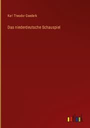 Cover von Das niederdeutsche Schauspiel