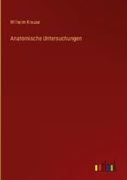 Cover von Anatomische Untersuchungen