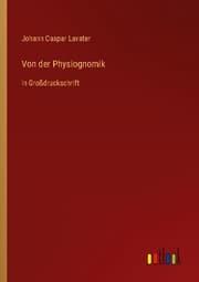 Cover von Von der Physiognomik