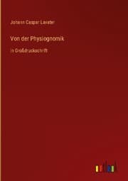 Cover von Von der Physiognomik