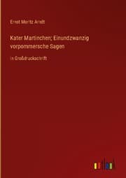 Cover von Kater Martinchen; Einundzwanzig vorpommersche Sagen
