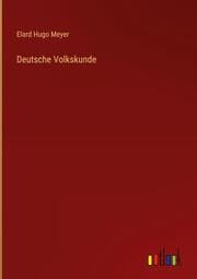 Cover von Deutsche Volkskunde