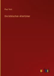 Cover von Die biblischen Altertümer