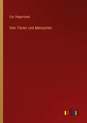 Cover von Von Tieren und Menschen