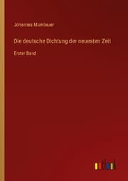 Cover von Die deutsche Dichtung der neuesten Zeit