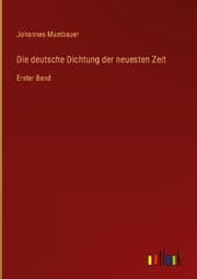 Cover von Die deutsche Dichtung der neuesten Zeit
