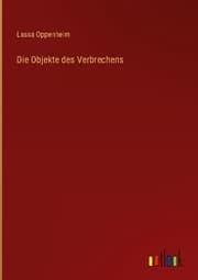 Cover von Die Objekte des Verbrechens