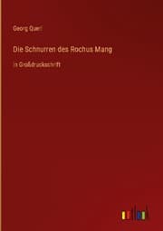 Cover von Die Schnurren des Rochus Mang