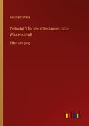 Cover von Zeitschrift für die alttestamentliche Wissenschaft